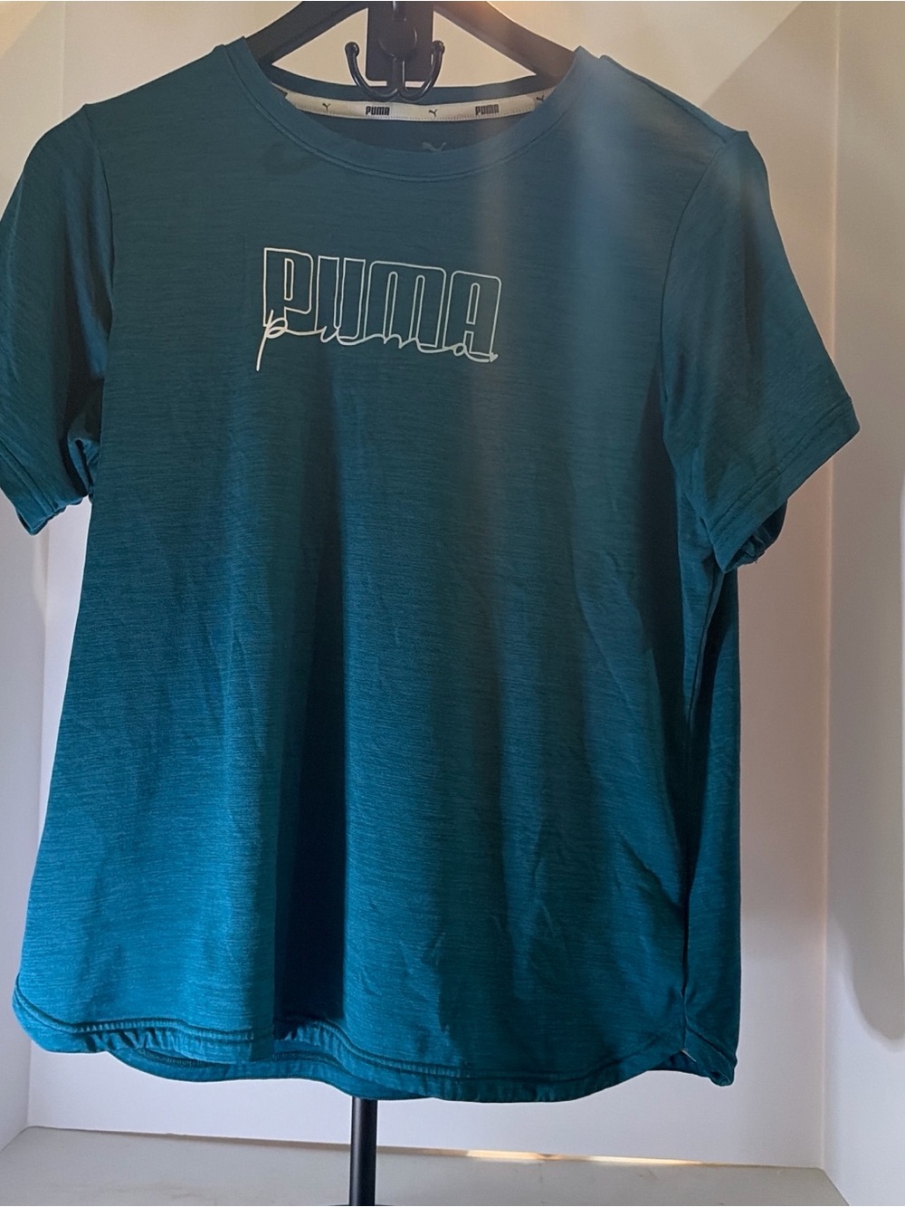Puma Teal Green Logo T-Shirt